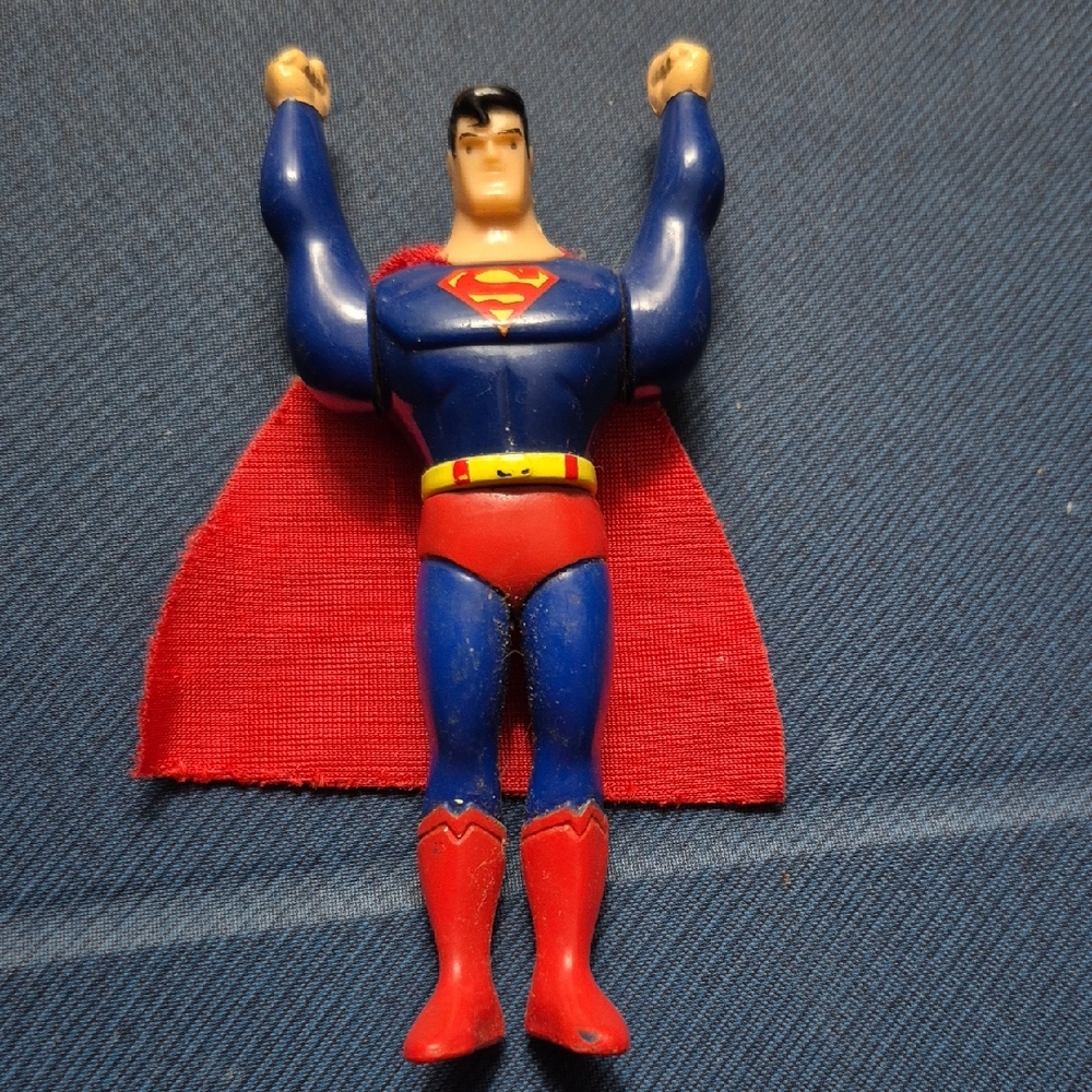 Superhero Action Figure - Blue and Red 1997 Superman